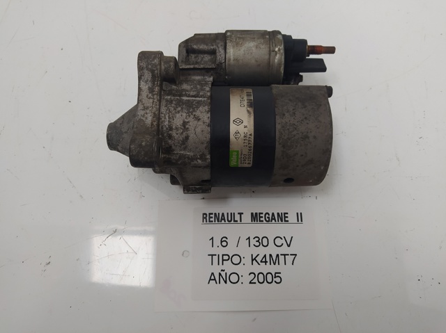 Motor de arranque para Renault Scénic II 1.9 dCi (JM0G, JM12, JM1G, JM2C) F9Q812 8200266777A