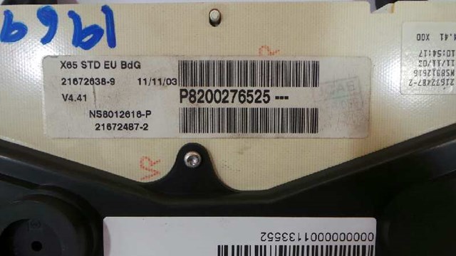 8200276525 RENAULT Приборная доска (щиток приборов) купить в Винница