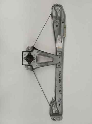 Mecanismo de acionamento de vidro da porta traseira esquerda 8200291154 RENAULT