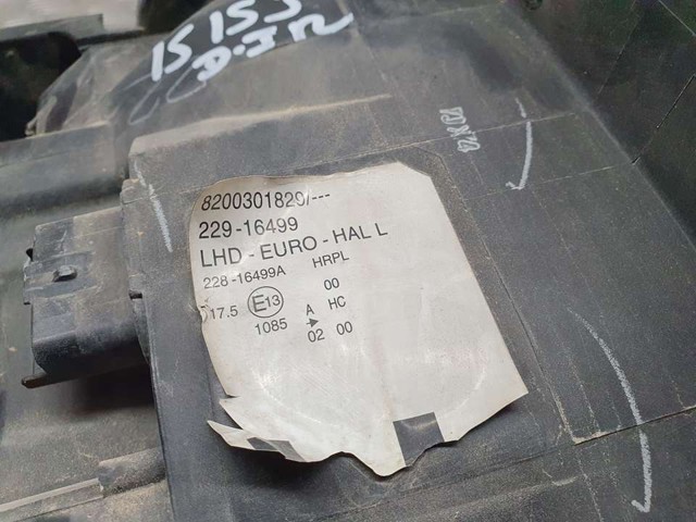 RENAULT 8200301829 Фара левая в наличии Житомир