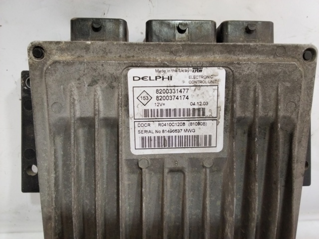 RENAULT 8200331477 Блок управления двигателем в наличии Черновцы