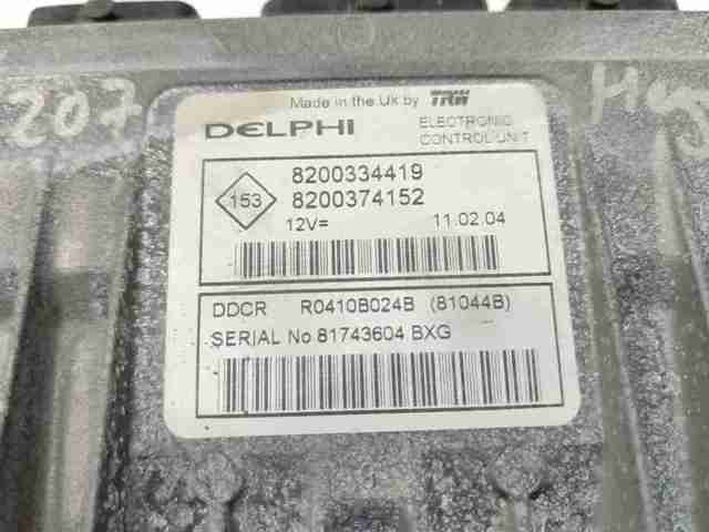 8200334419 RENAULT Модуль управления (ЭБУ) двигателем купить в Чернигов