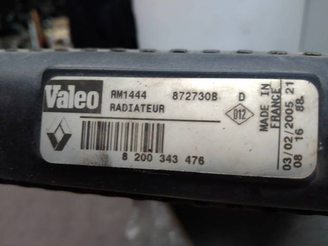Radiador de esfriamento de motor 8200343476 RENAULT