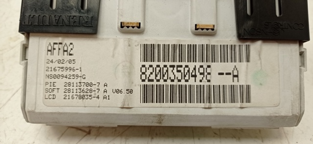 8200350498 RENAULT Дисплей многофункциональный купить в Ровно