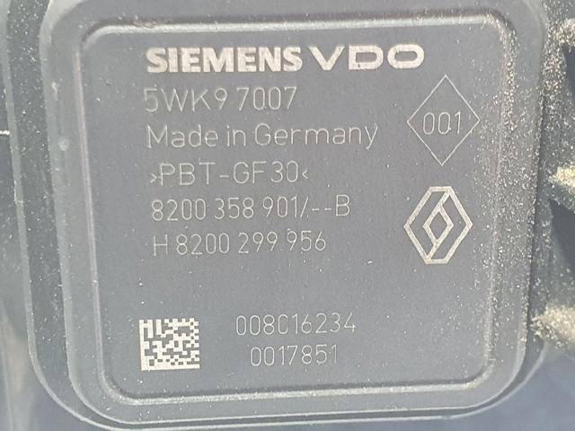 NISSAN 8200358901 Датчик потока (расхода) воздуха, расходомер M.A.F. - (Mass Airflow) в наличии Украина