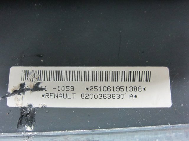 RENAULT 8200363630 Подушка безопасности (AIRBAG) водительская в наличии Черкассы