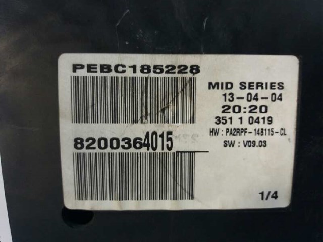 8200364015 RENAULT Приборная доска (щиток приборов) купить в Николаев