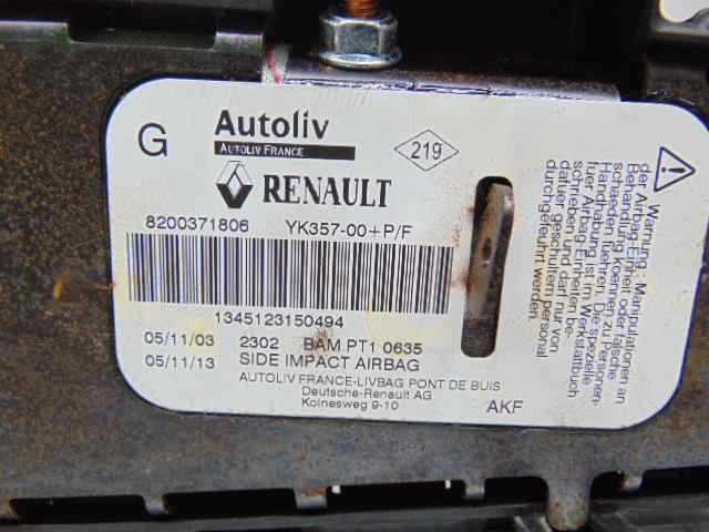 RENAULT 8200371806 Подушка безопасности (AIRBAG) спинки сиденья левого в наличии Житомир