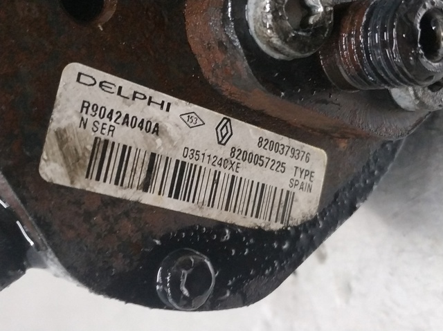Bomba de combustível de pressão alta 8200379376 RENAULT