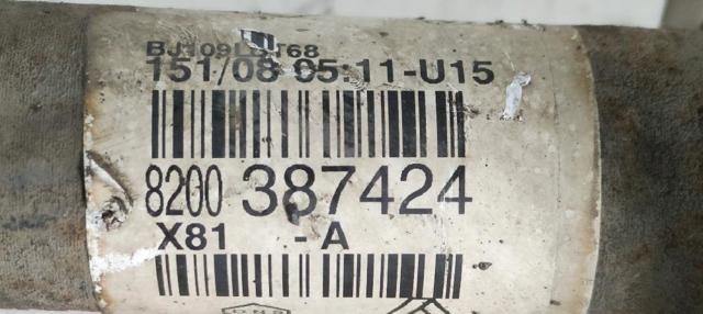 8200387424 RENAULT Полуось (привод) передняя правая купить в Николаев