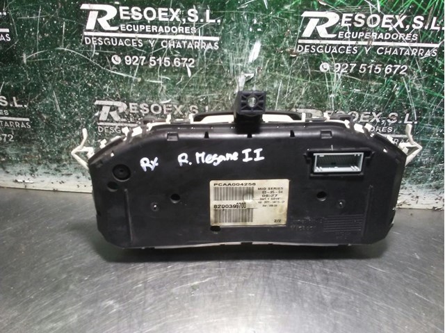 Painel de instrumentos para Renault Megane II 1.9 dCi (BM0G, CM0G) F9Q800 8200399700