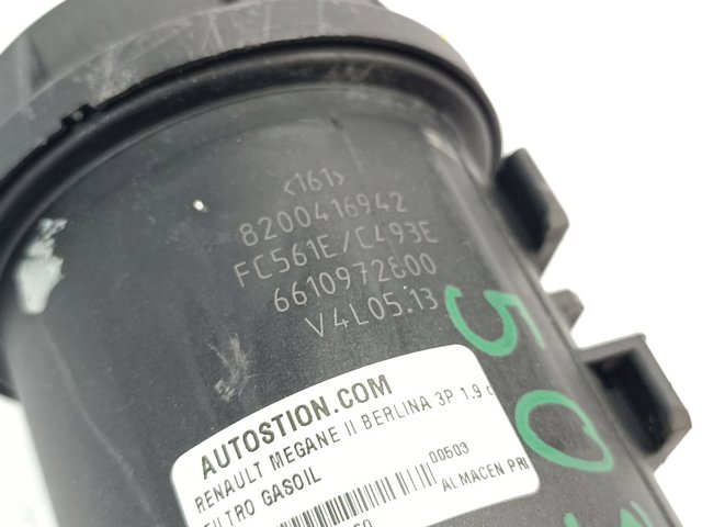 8200416942 RENAULT Корпус топливного фильтра купить в Запорожье