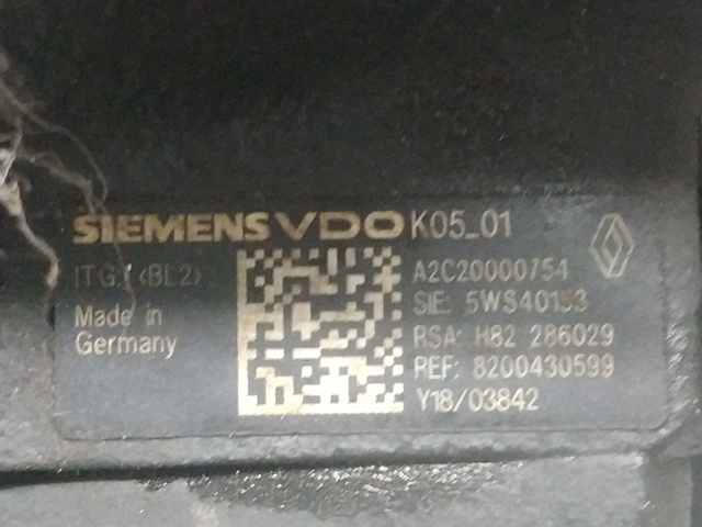 Bomba de combustível de pressão alta Renault Laguna 3 BT0, BT1