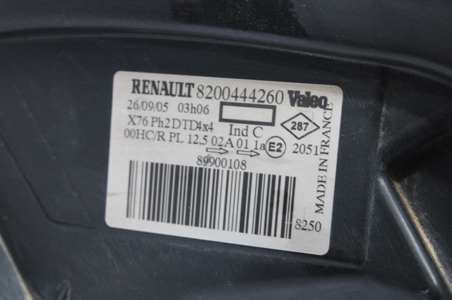 8200444260 RENAULT Фара правая купить в Львов