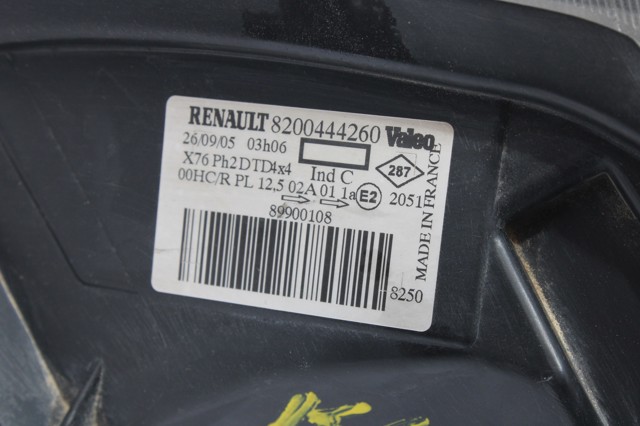 8200444260 RENAULT Правая фара купить в Днепр