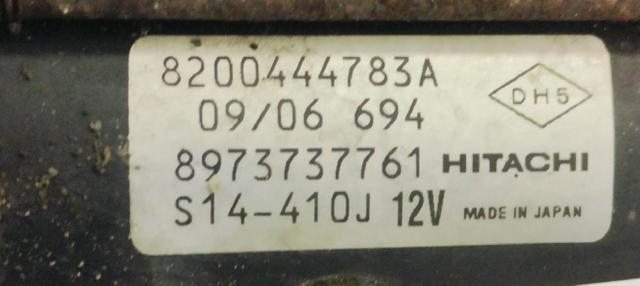 RENAULT 8200444783A Стартер в наличии Полтава