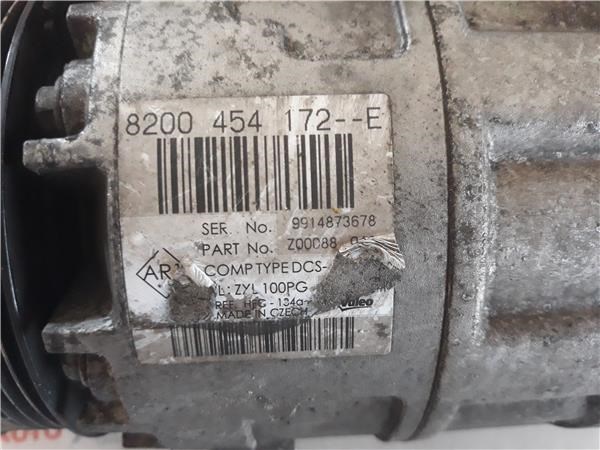 Compressor de ar condicionado para Renault Trafic II caixa/chassis Trafic caixa fechada (AB 4.01) L2H1 caixa fechada longa / 04.01 - 12.11 M9R780 8200454172E