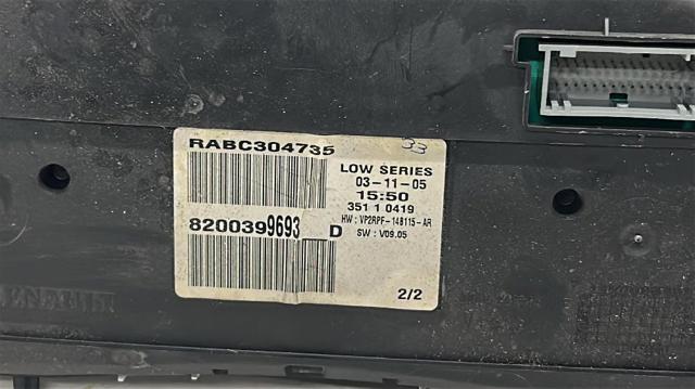 RENAULT 8200462283 Приборная доска (щиток приборов) в наличии Житомир