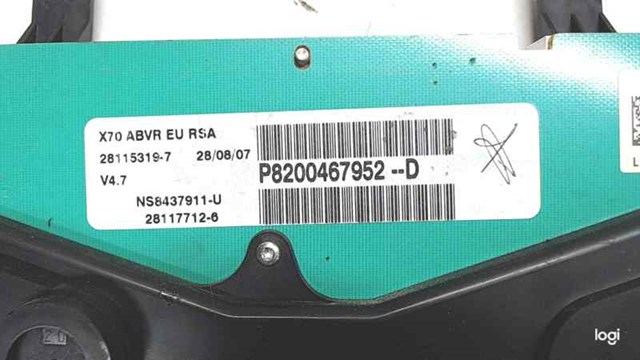 RENAULT 8200467952 Приборная доска (щиток приборов) в наличии Львов