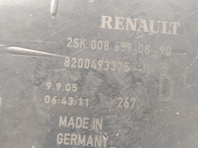8200493375 RENAULT Фонарь задний правый купить в Ужгород