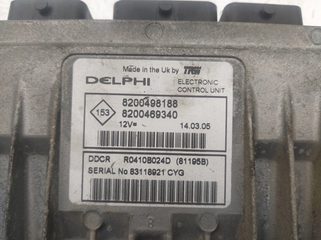 8200498188 RENAULT Блок управления двигателем купить в Кривой Рог