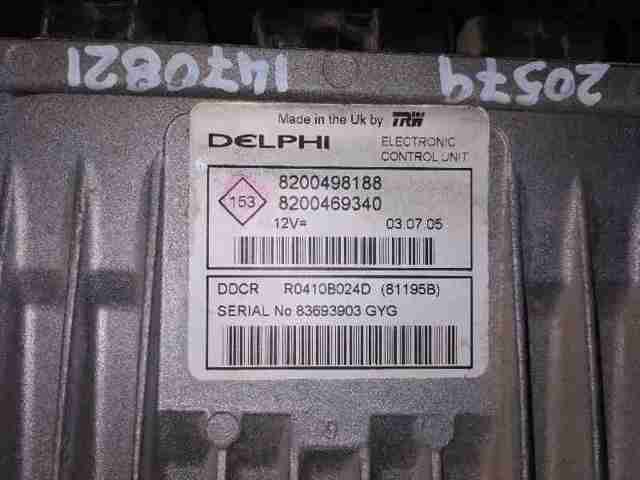 8200498188 RENAULT Блок управления двигателем купить в Киев