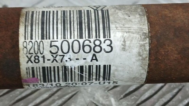 8200500683 RENAULT Полуось (привод) передняя правая купить в Чернигов