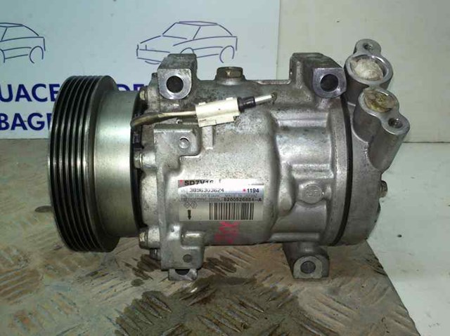 Compressor de ar condicionado para dacia logan-i (1) (2005-...) 1.6 laureado 8200526884