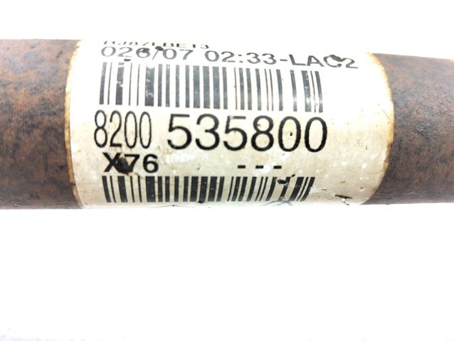 Semieixo (acionador) dianteiro direito 8200535800 RENAULT