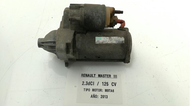 Motor de partida para Renault Megane II (BM0/1_,BM0/1_) (2003-2008) 2.0 DCI (BM1K, CM1K) M9R700 8200568535