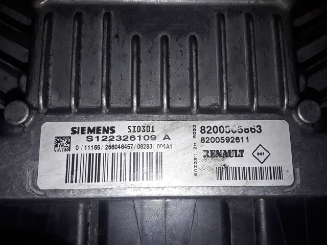 RENAULT 8200592611 Блок управления двигателем в наличии Хмельницкий