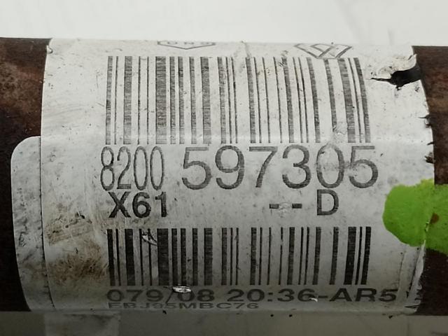 8200597305 RENAULT Полуось (привод) передняя левая купить в Винница