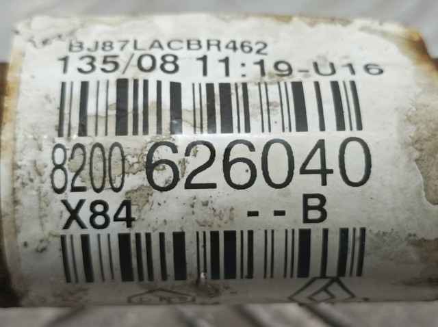 RENAULT 8200626040 Полуось (привод) передняя правая в наличии Каменское