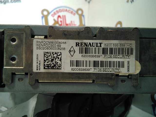 8200633639 RENAULT Магнитола (радио AM/FM) купить в Ровно