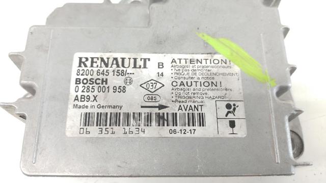 RENAULT 8200645158 Модуль-процессор управления подушкой безопасности (ЭБУ AIRBAG) в наличии Черкассы