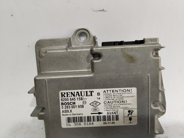 RENAULT 8200645158 Модуль-процессор управления подушкой безопасности (ЭБУ AIRBAG) в наличии Полтава