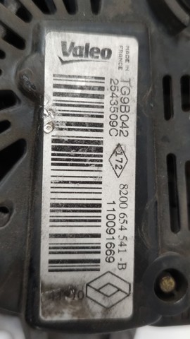 RENAULT 8200654541B Генератор в наличии Черновцы