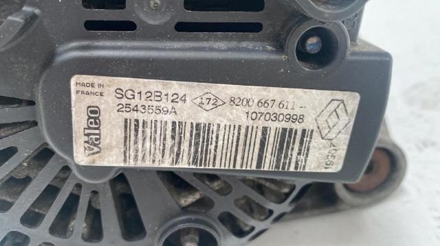 8200667611 RENAULT Генератор купить в Ирпень