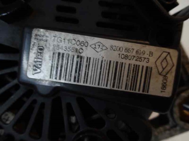 RENAULT 8200667619B Генератор в наличии Тернополь
