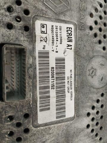 8200671152 RENAULT Дисплей многофункциональный купить в Ровно