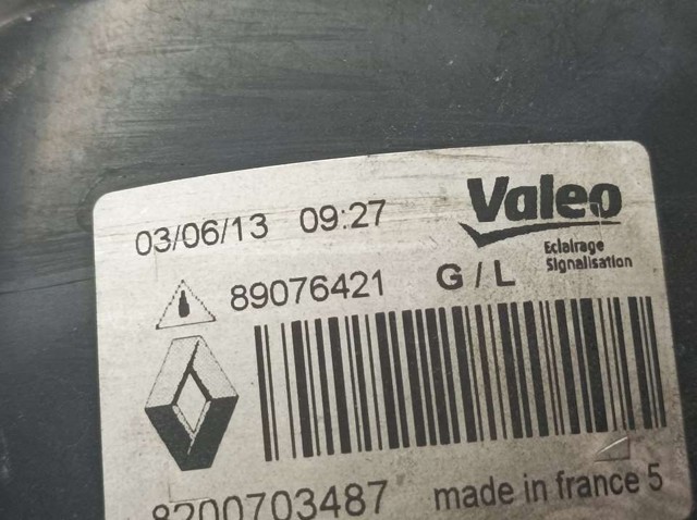 8200703487 RENAULT Фонарь задний левый купить в Полтава
