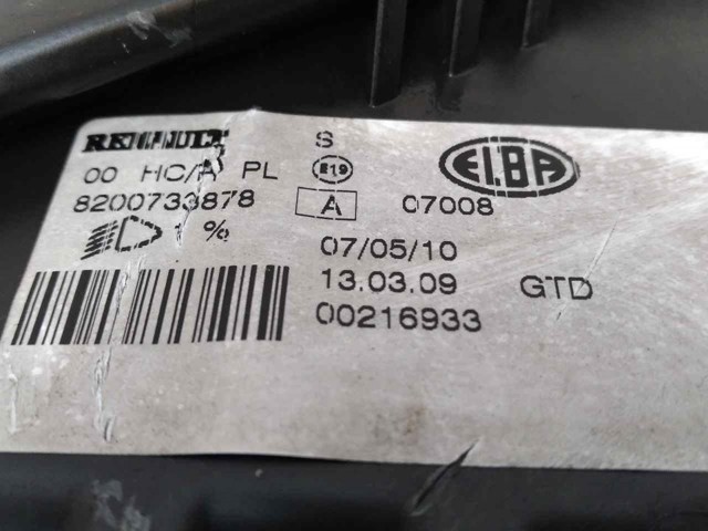 RENAULT 8200733878 Фара левая в наличии Ровно