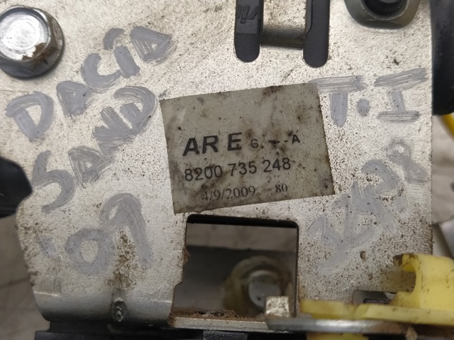 RENAULT 8200735248 Замок двери задней левой в наличии Запорожье