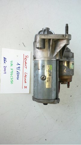 Motor arranque para renault laguna ii (bg0/1_) (2001-2005) 1.9 dci (bg08,bg0g) f9qc750 820075362