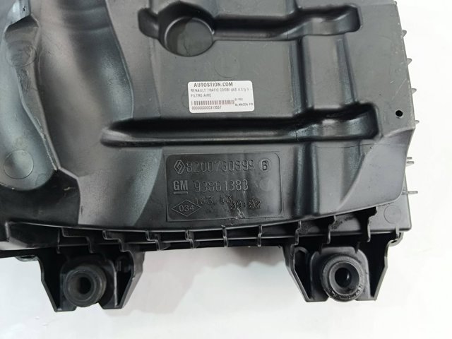 Caixa de filtro de ar Renault Trafic 2 JL