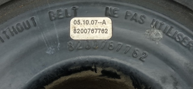 Polia de cambota 8200767762 RENAULT