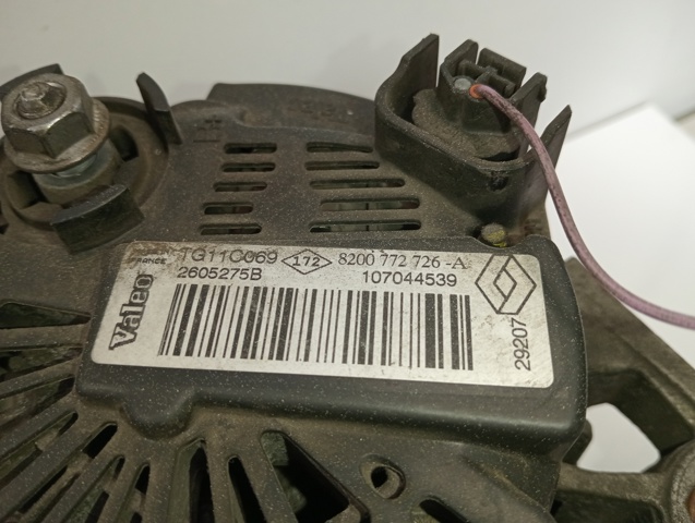 8200772726A RENAULT Генератор купить в Николаев