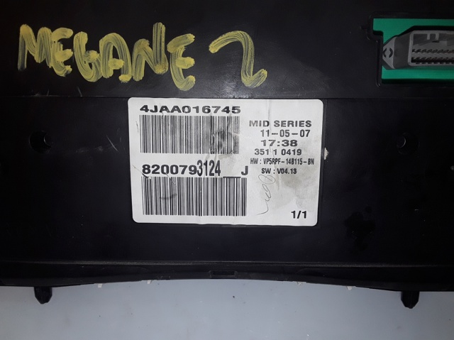 8200793124 RENAULT Приборная доска (щиток приборов) купить в Черкассы