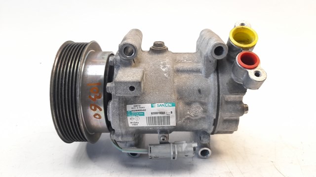 Compressor de ar condicionado para Renault Clio III (BR0/1,BR0/1) (2005-2014) 1.2 16V (BR02,BR0J,BR11,CR02,CR0J) D4FD7 8200819568