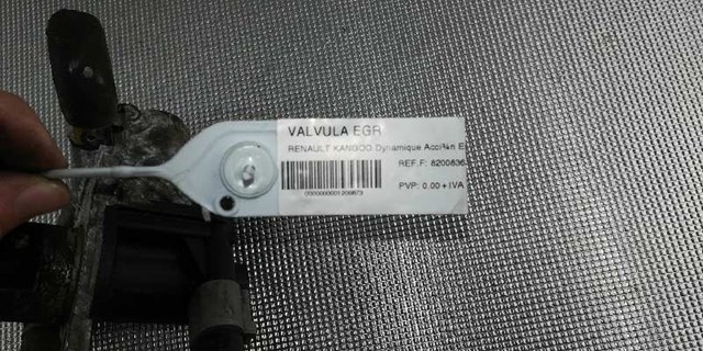 Valvula egr para renault kangoo / grand kangoo 1.5 dci k9k808 8200836385